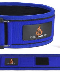 Cinturón de levantamiento de pesas Fire -Azul