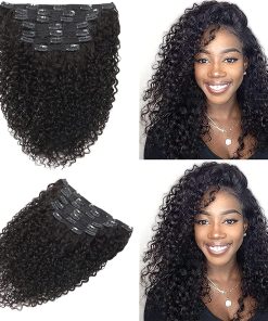 Extensiones de Cabello Clip en Rizado Jerry Curly Jiarosi