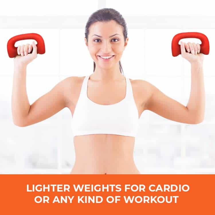 Par de mancuernas de neopreno con forma de mano Gymenist - Imagen 6