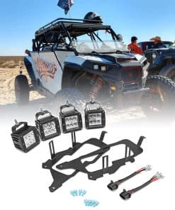 Kit de Faros para RZR XJMOTO, 4PCS 24 LED Luz de Trabajo