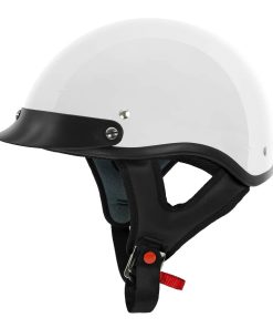 Casco de Media Moto VCAN Cruiser Gloss Blanco (Talla