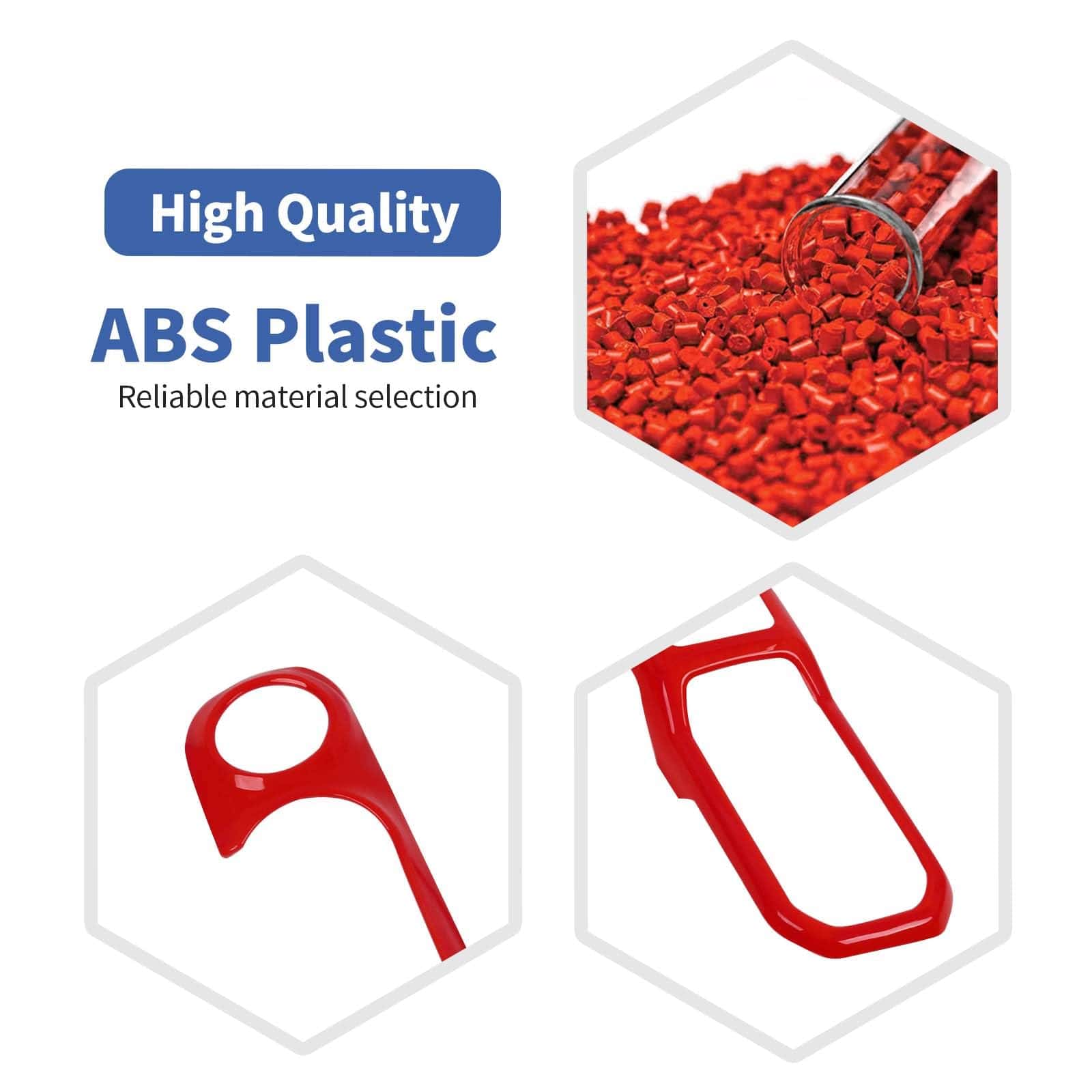 RT-TCZ for Wrangler JL Dash Trim Cover Rojo, Marco de - Imagen 4