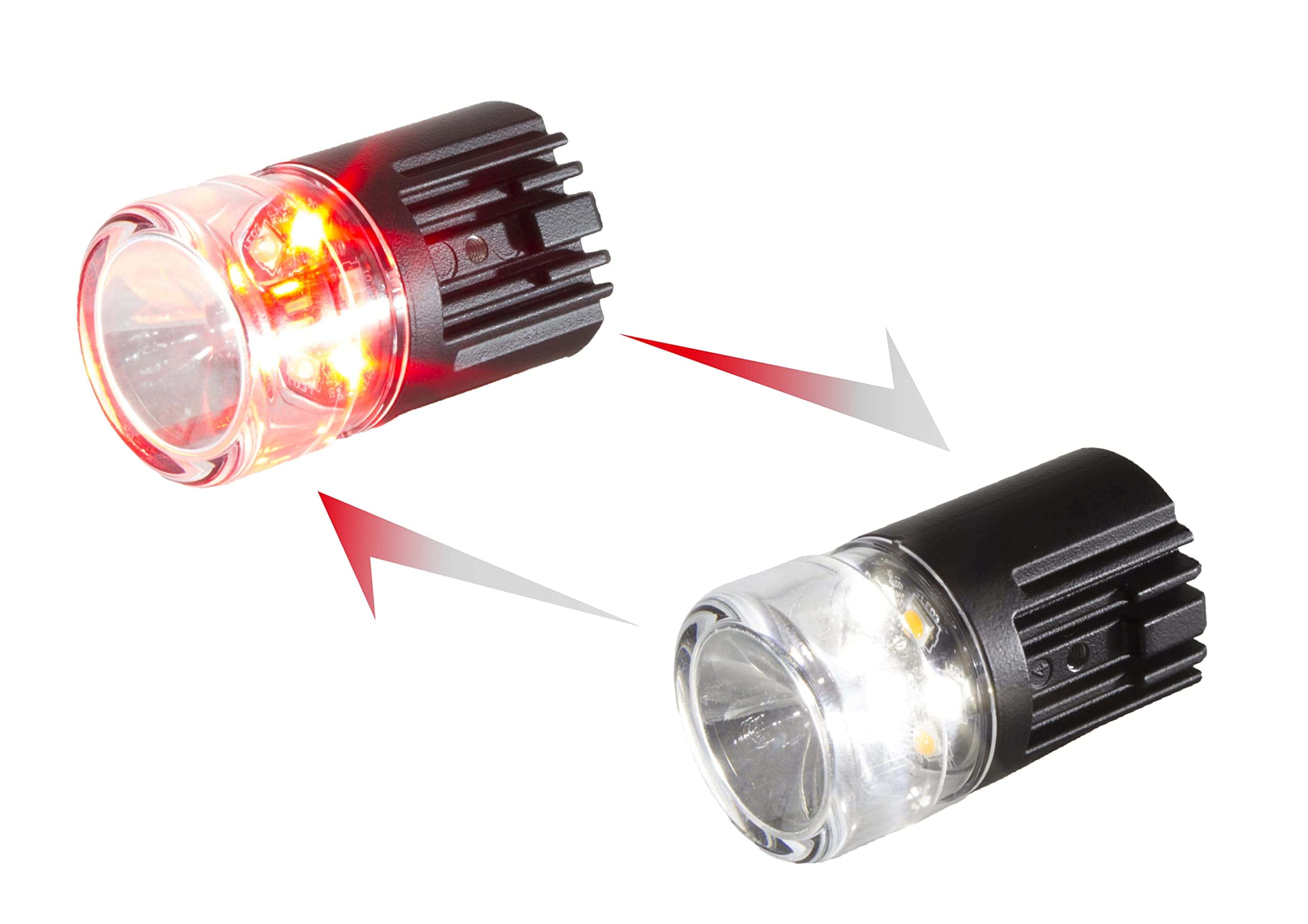 Luz estroboscópica de emergencia Unicorn -Rojo/Blanco