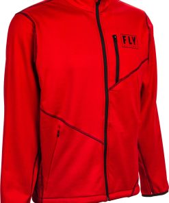 Chamarra de Capa Intermedia Fly Racing -Rojo