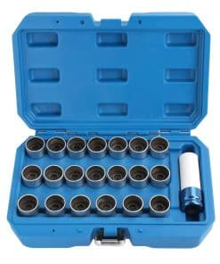 Juego de 21 llaves maestras para tuercas de rueda de