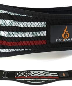 Cinturón de levantamiento de pesas Fire Team -Rojo