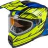 Casco GMAX G2211045 Azul/Amarillo Fluorescente/Negro Mediano