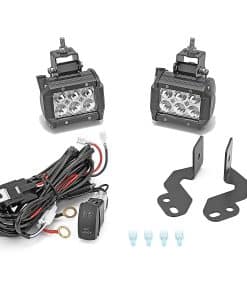 2pcs 4 Pulgadas 18W RZR Focos de luz LED Spot, con kit de