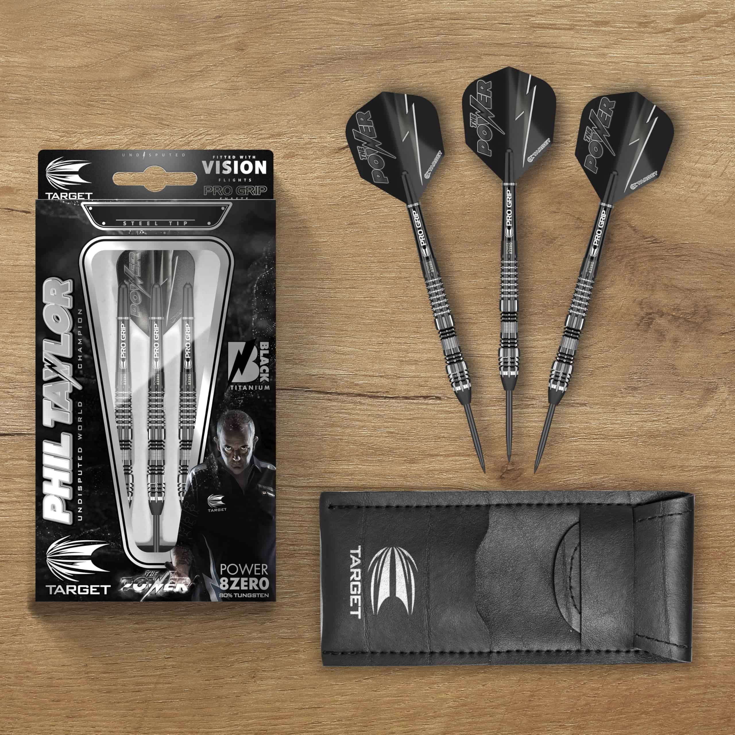 TARGET Darts Phil Taylor Power 8-Zero 4 Juego de dardos de - Imagen 7