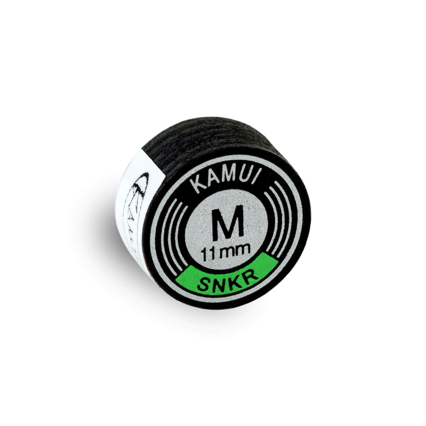 PUNTA DE CUE DE BILLAR LAMINADA NEGRA KAMUI - 1 pc (Medium,