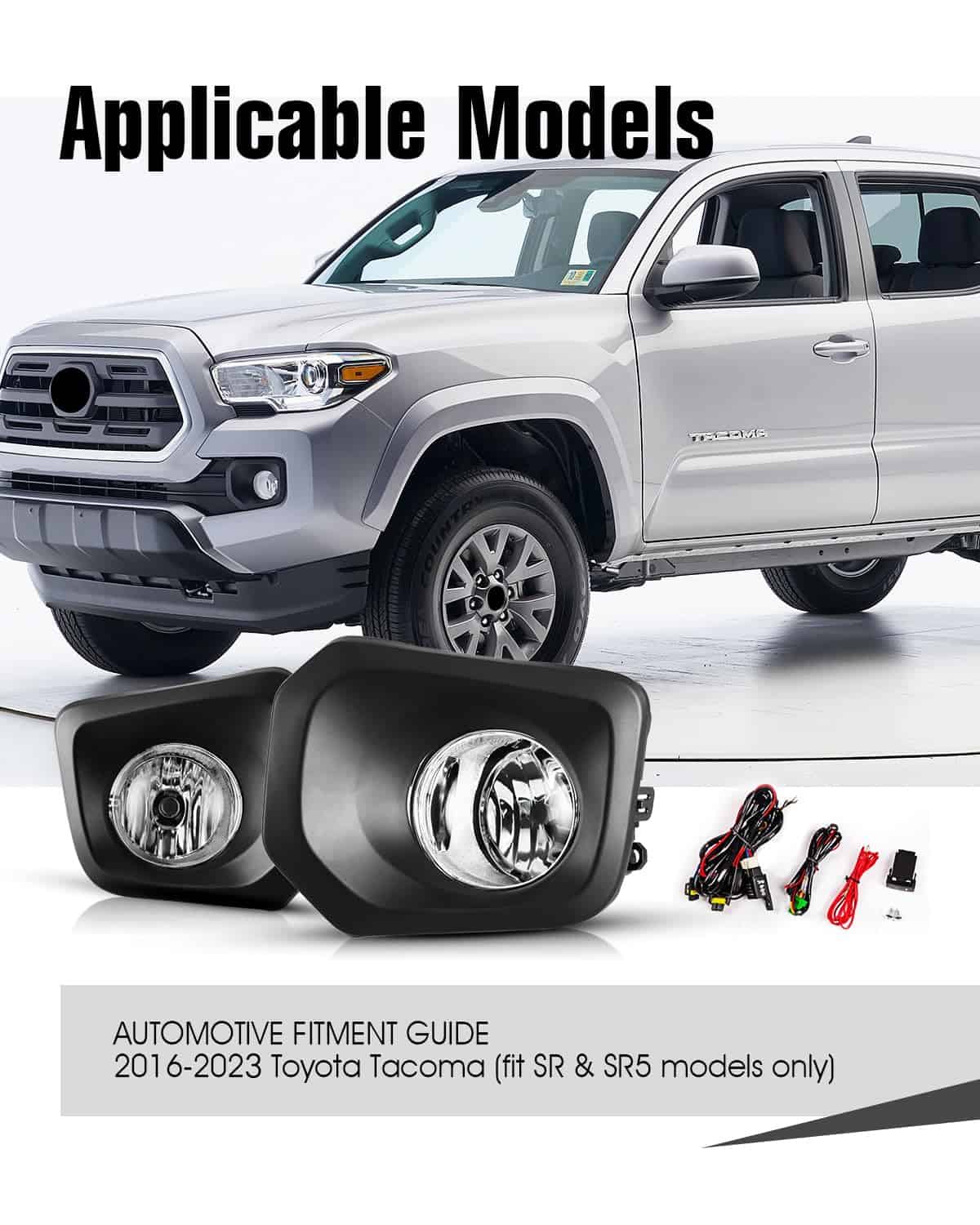 Ensamblaje de luz antiniebla AUTOWIKI para Toyota Tacoma - Imagen 4