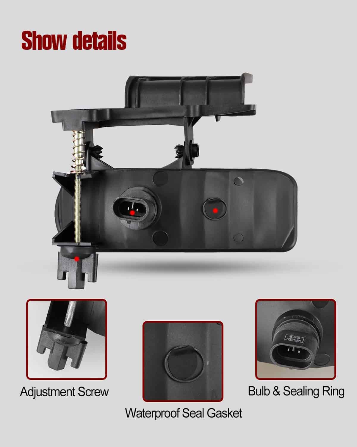 Faro de niebla AUTOWIKI para Chevy Silverado 1999-2002/ - Imagen 5