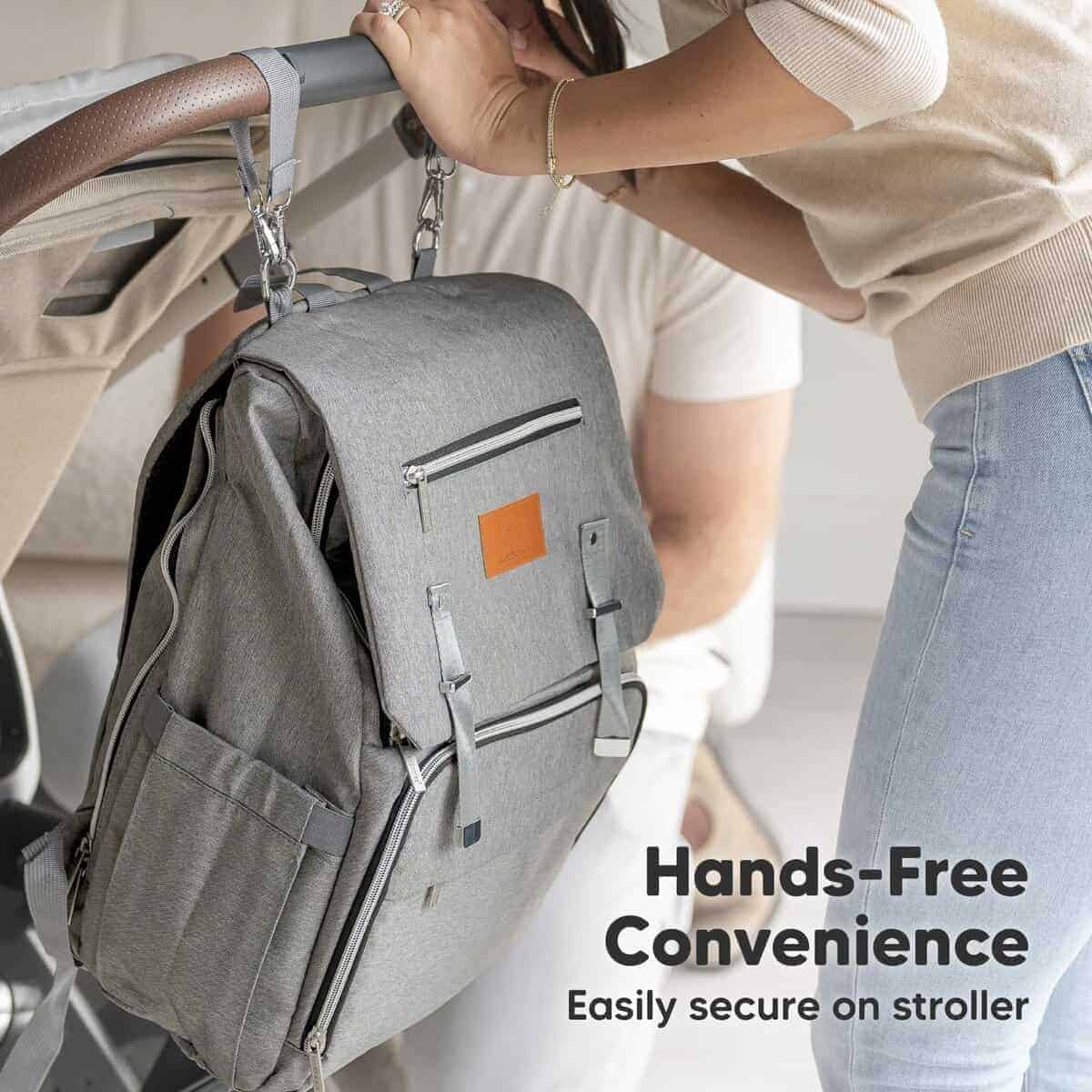 Mochila para Pañales KeaBabies, Gran Bolso de Bebé para - Imagen 7