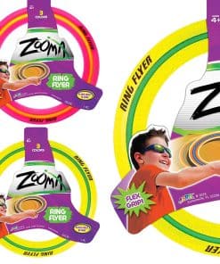 JA-RU Zooma Ring Flyer (Paquete de 4) 11.2 Pulgadas Discos