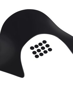 Parabrisas de deflector negro para carenado compatible con