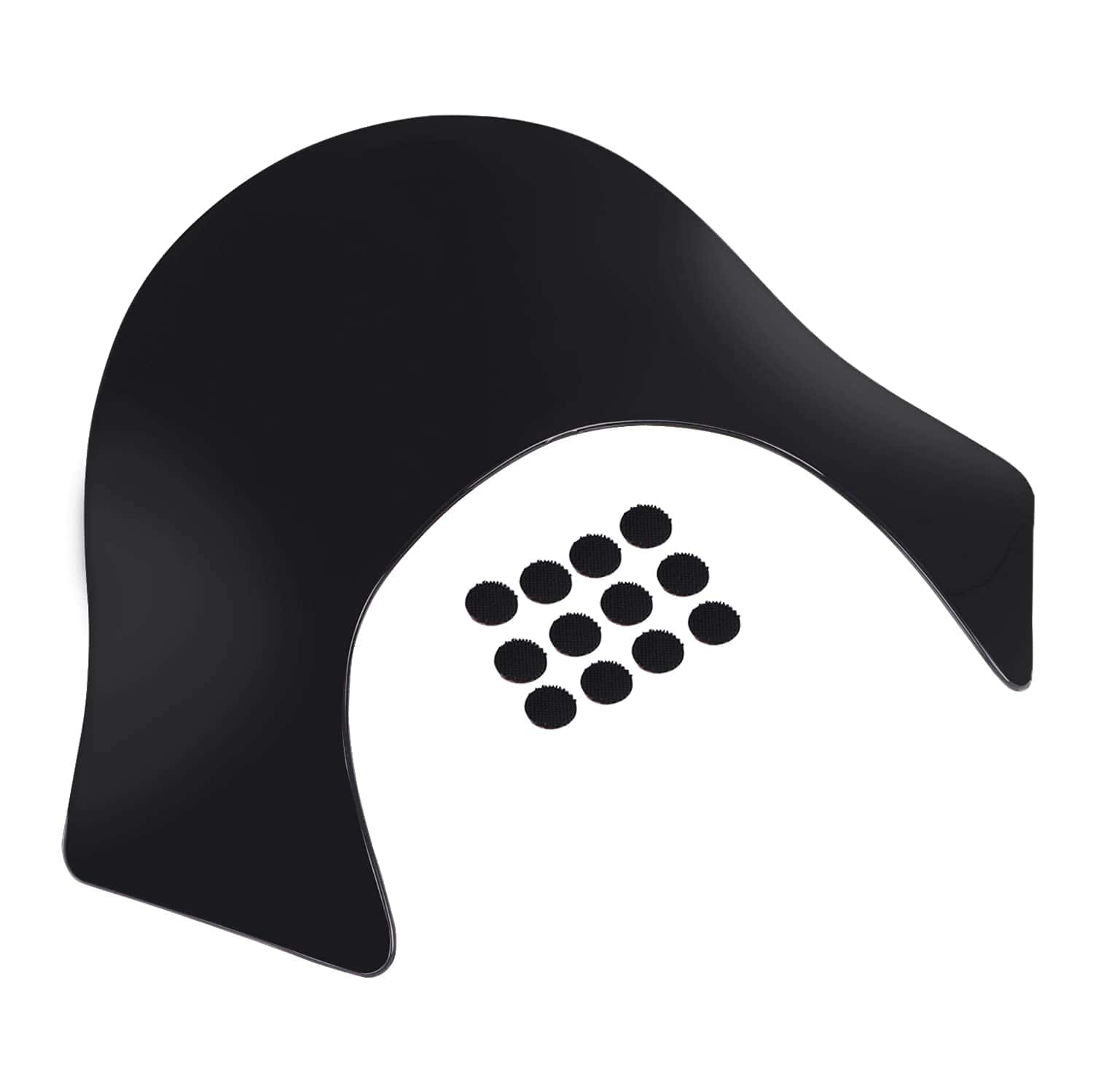 Parabrisas de deflector negro para carenado compatible con