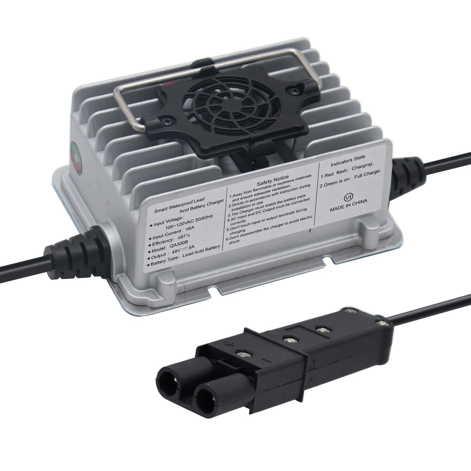 Cargador de batería Abakoo 48V 5A para Carrito de Golf