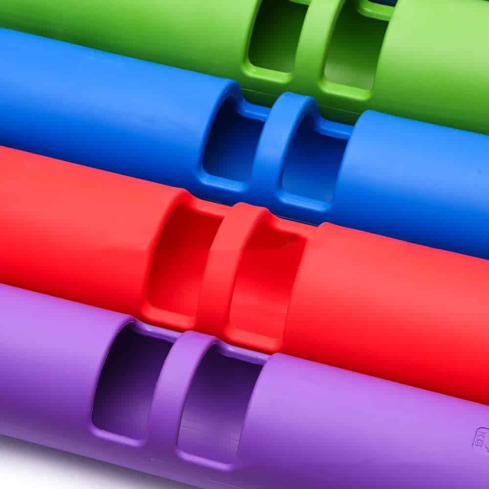 Barra de pesas de entrenamiento de goma duradera y portátil - Imagen 6