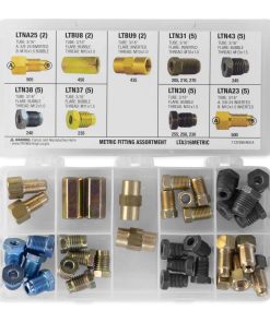 Kit de surtido de accesorios métricos de 3/16"