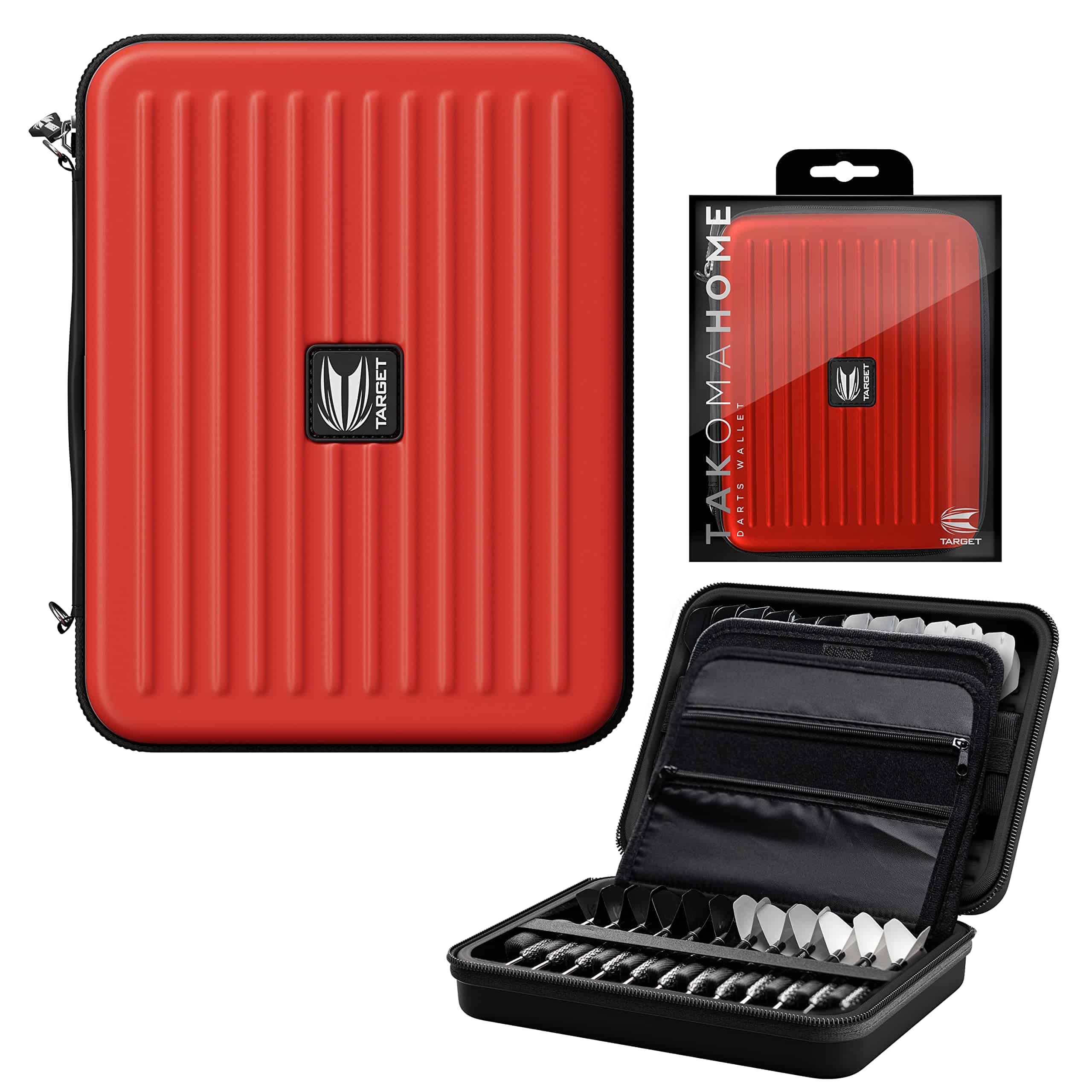 TARGET Darts Takoma Home Darts Wallet Rojo, Kit de Casa