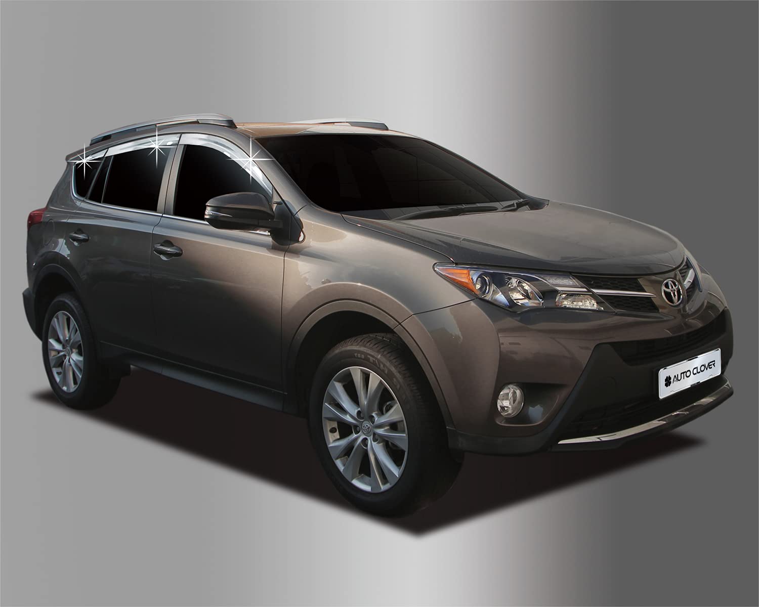 AUTOCLOVER Tape-On Rain Guards Window Visors 6 -Cromo 2013-2 - Imagen 5