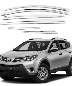 AUTOCLOVER Tape-On Rain Guards Window Visors 6 -Cromo 2013-2