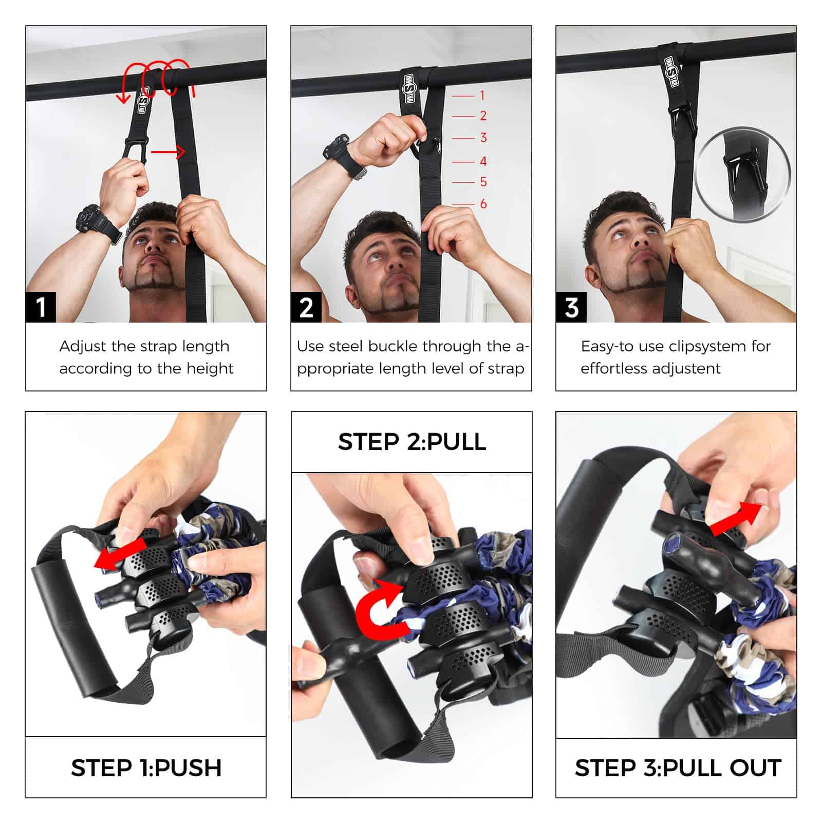 Bandas de Asistencia para Pull Ups Innstar - Juego de 3 - Imagen 8