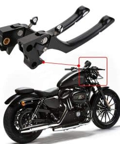 Maneta de freno y embrague de regulador CNC negro para