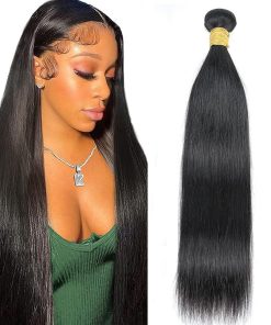 1 Bundle de Cabello Humano 10A Brasileño Liso 24 pulgadas