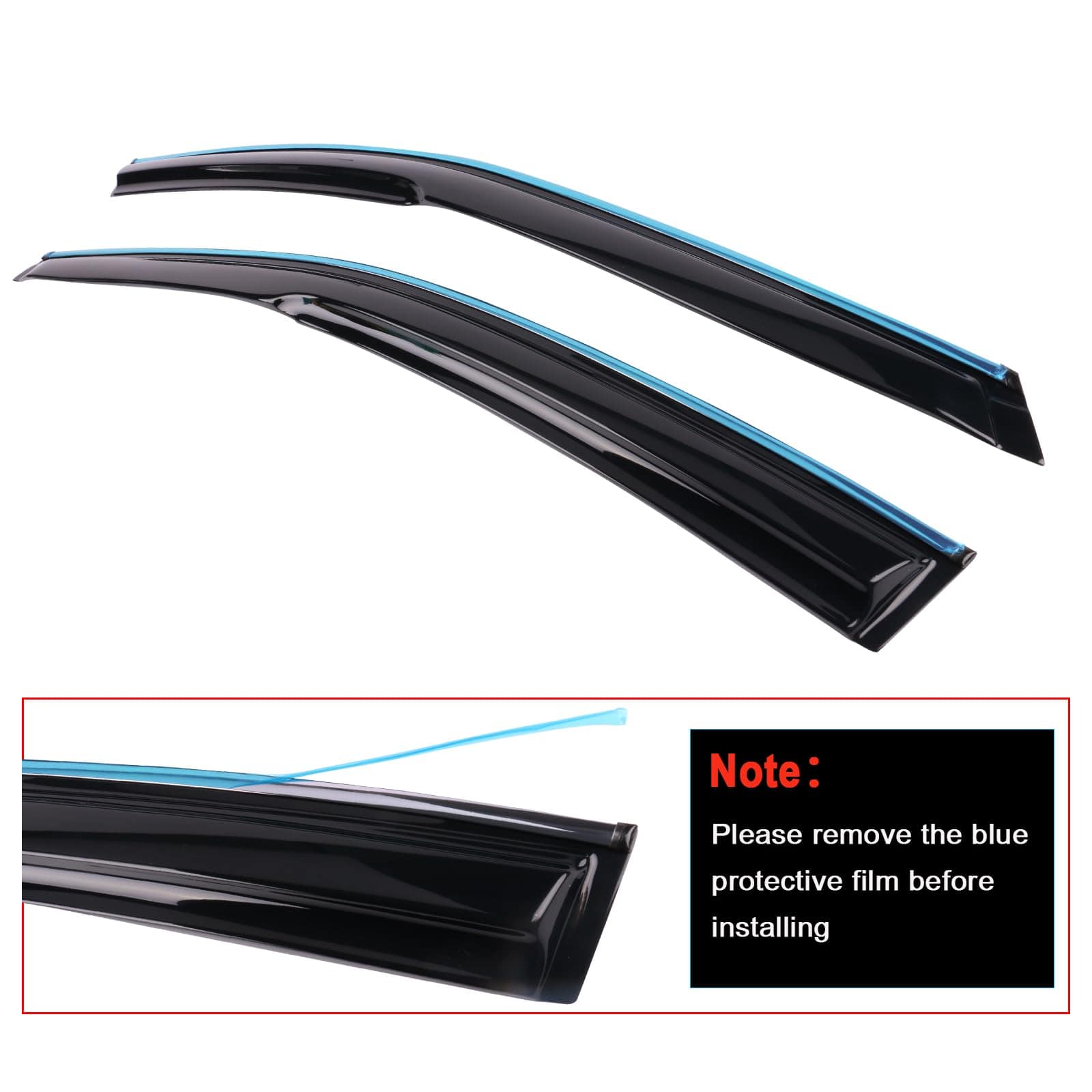 Deflector de aire para ventana exterior tipo cinta con - Imagen 6