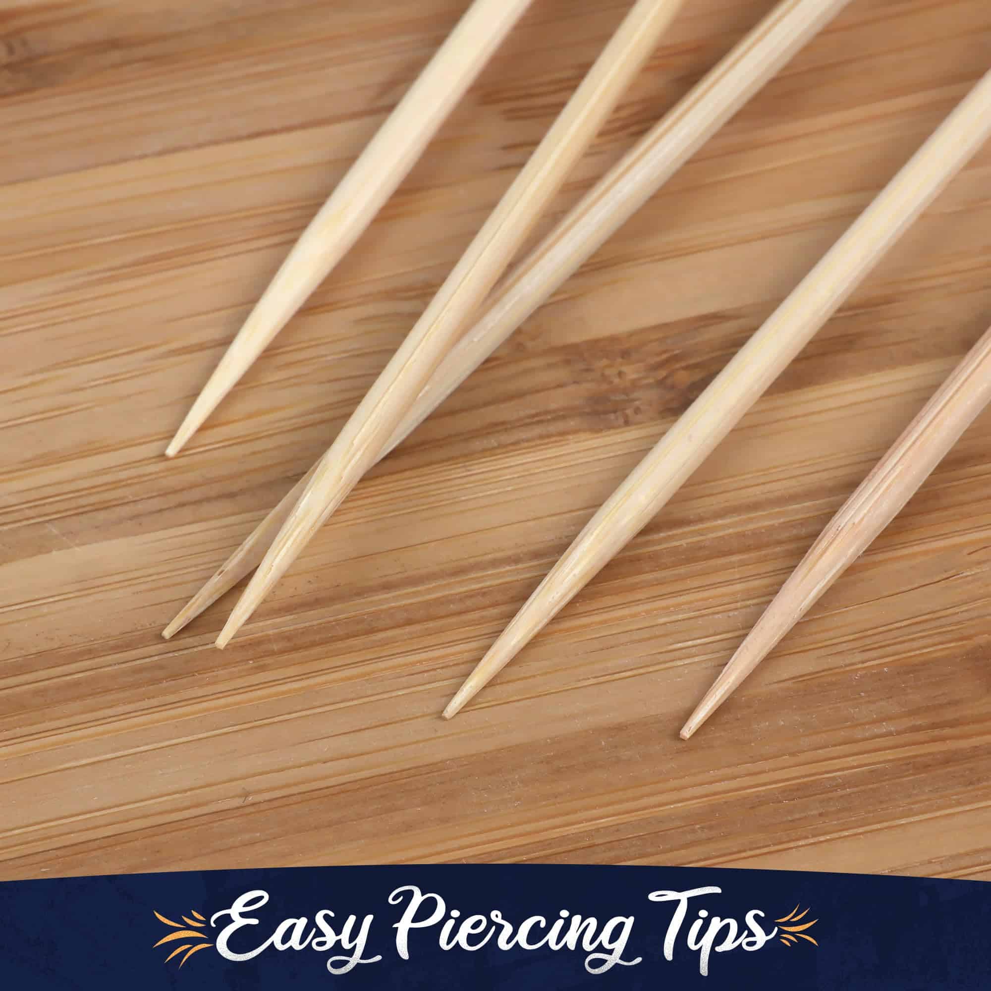 BambooMN Palillos de Bambú Decorativos con Extremo de Bola - Imagen 6