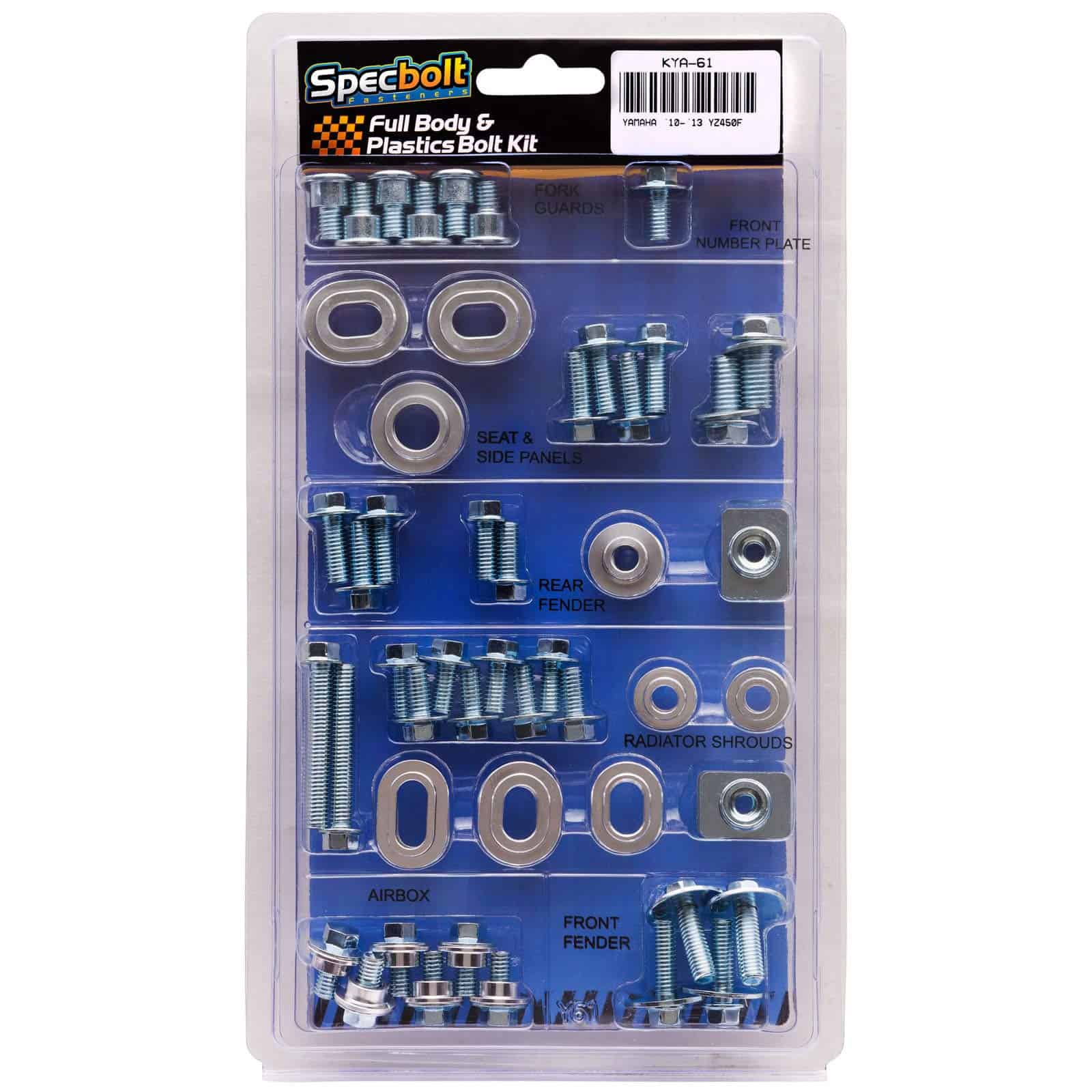 Kit de pernos para carrocería y plásticos de la marca