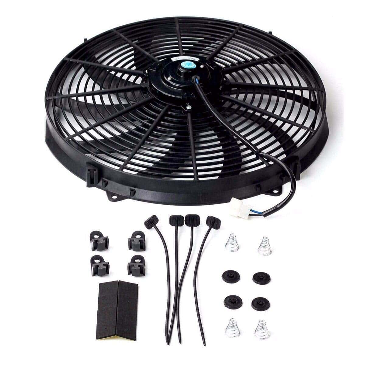 BLACKHORSE-RACING 16" Ventilador de Radiador Eléctrico 16 - Imagen 7