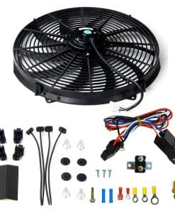 BLACKHORSE-RACING 16" Ventilador de Radiador Eléctrico 16