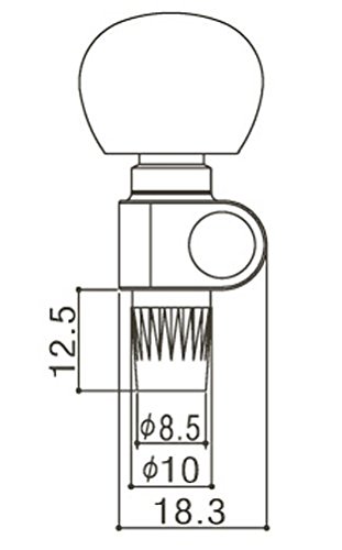 Afinador de Quinta Cuerda Gotoh (Kit de Pulido de Trastes - Imagen 4
