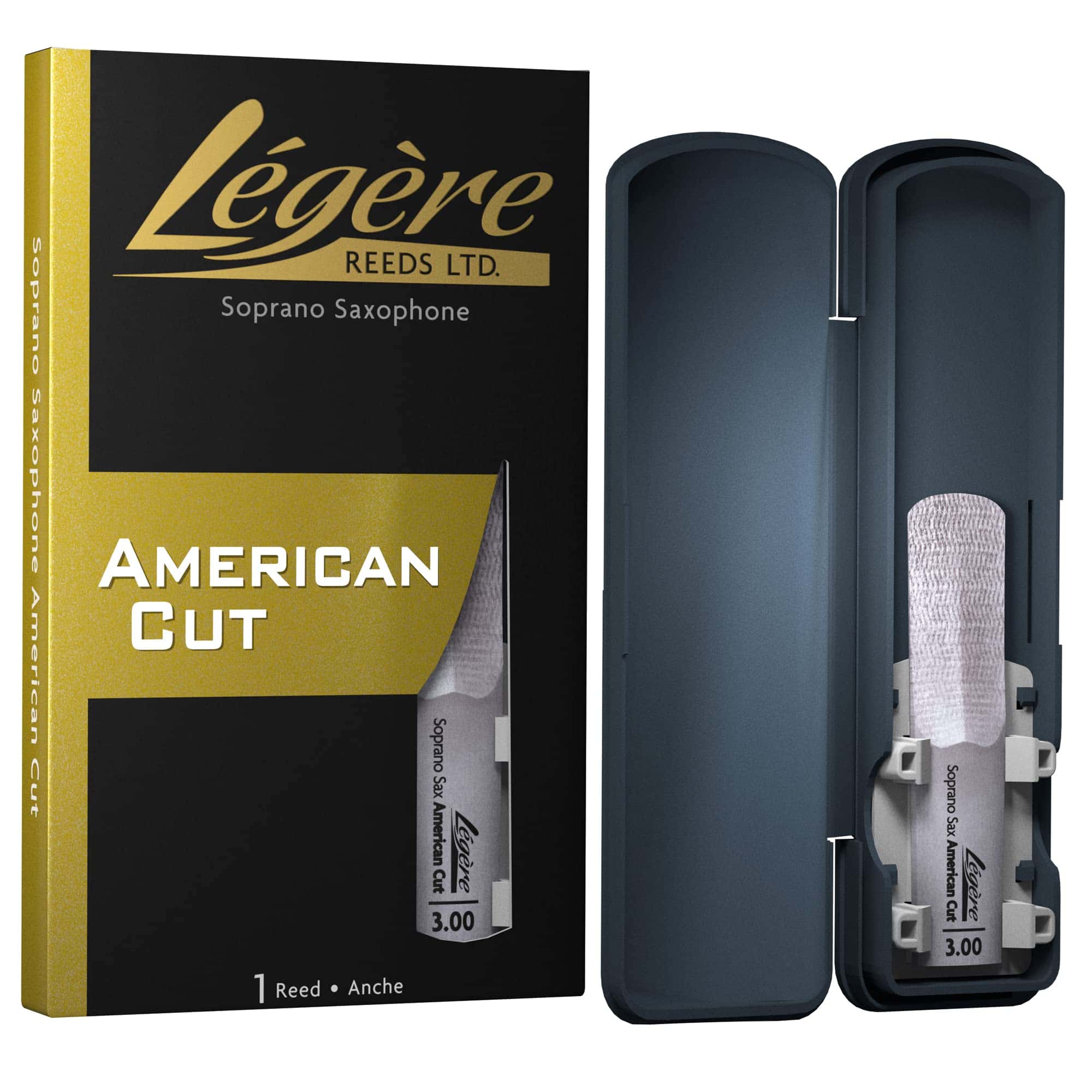 L�g�re Reeds - Ca�a para saxofón soprano, American Cut,