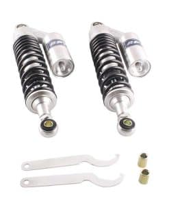 Par de amortiguadores traseros de aire para -Plata y Negro