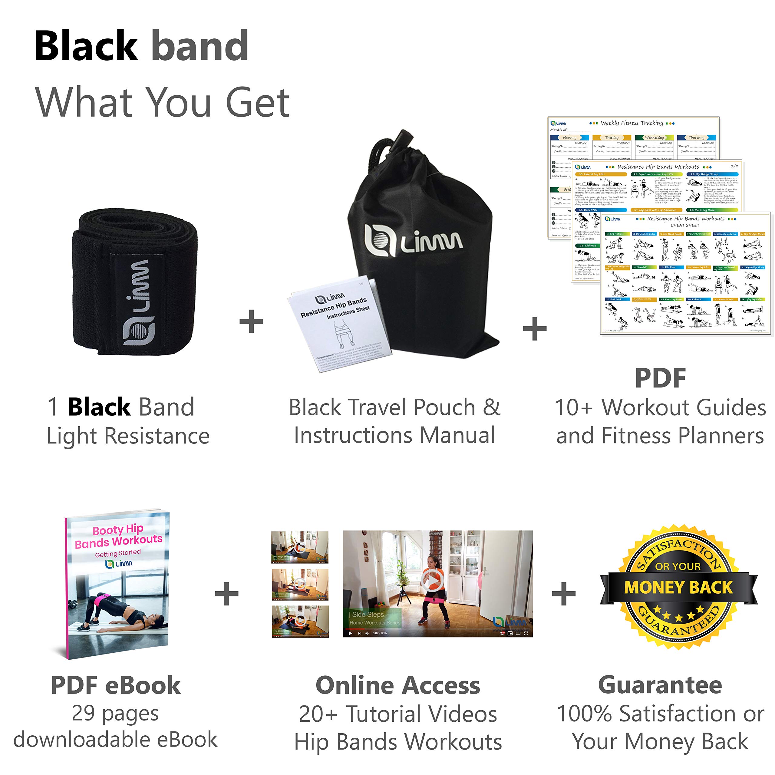 Bandas para piernas y glúteos Limm - Bandas de resistencia - Imagen 4