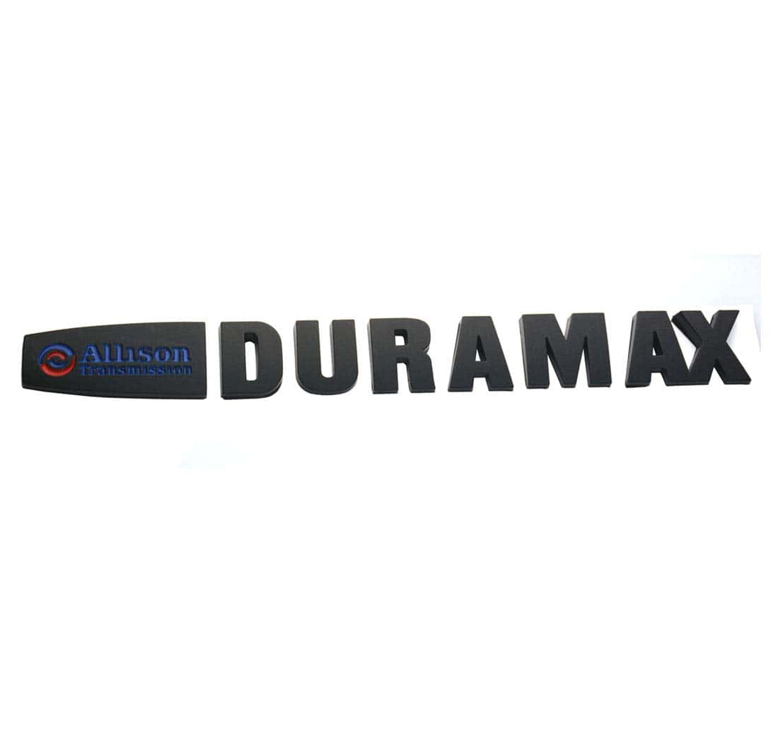 2 Emblemas de Allison Duramax de Aimoll para Repuesto de - Imagen 3