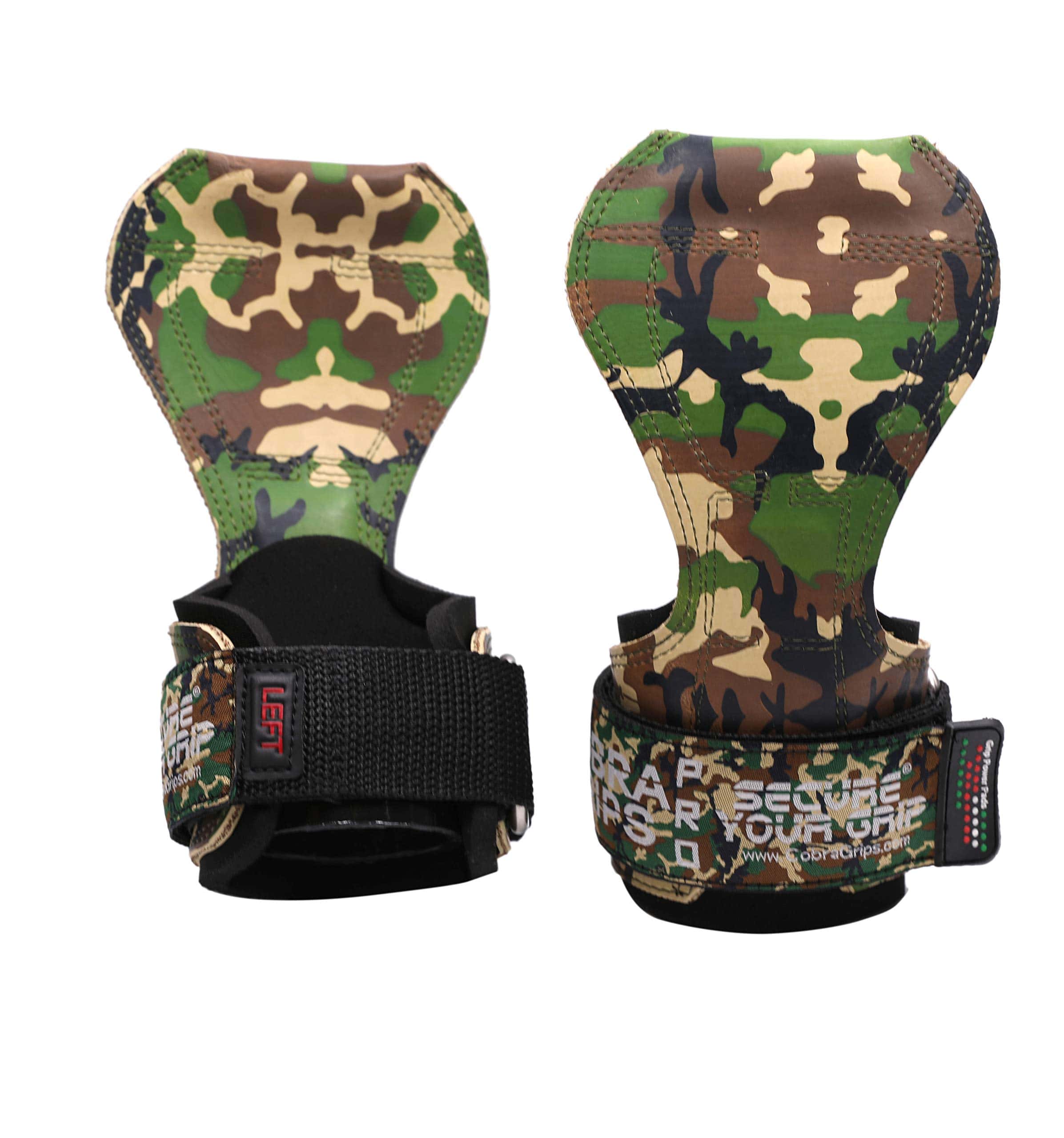 Cobra Grips PRO Guantes de Levantamiento -CAQUI VERDE FIT Go - Imagen 8