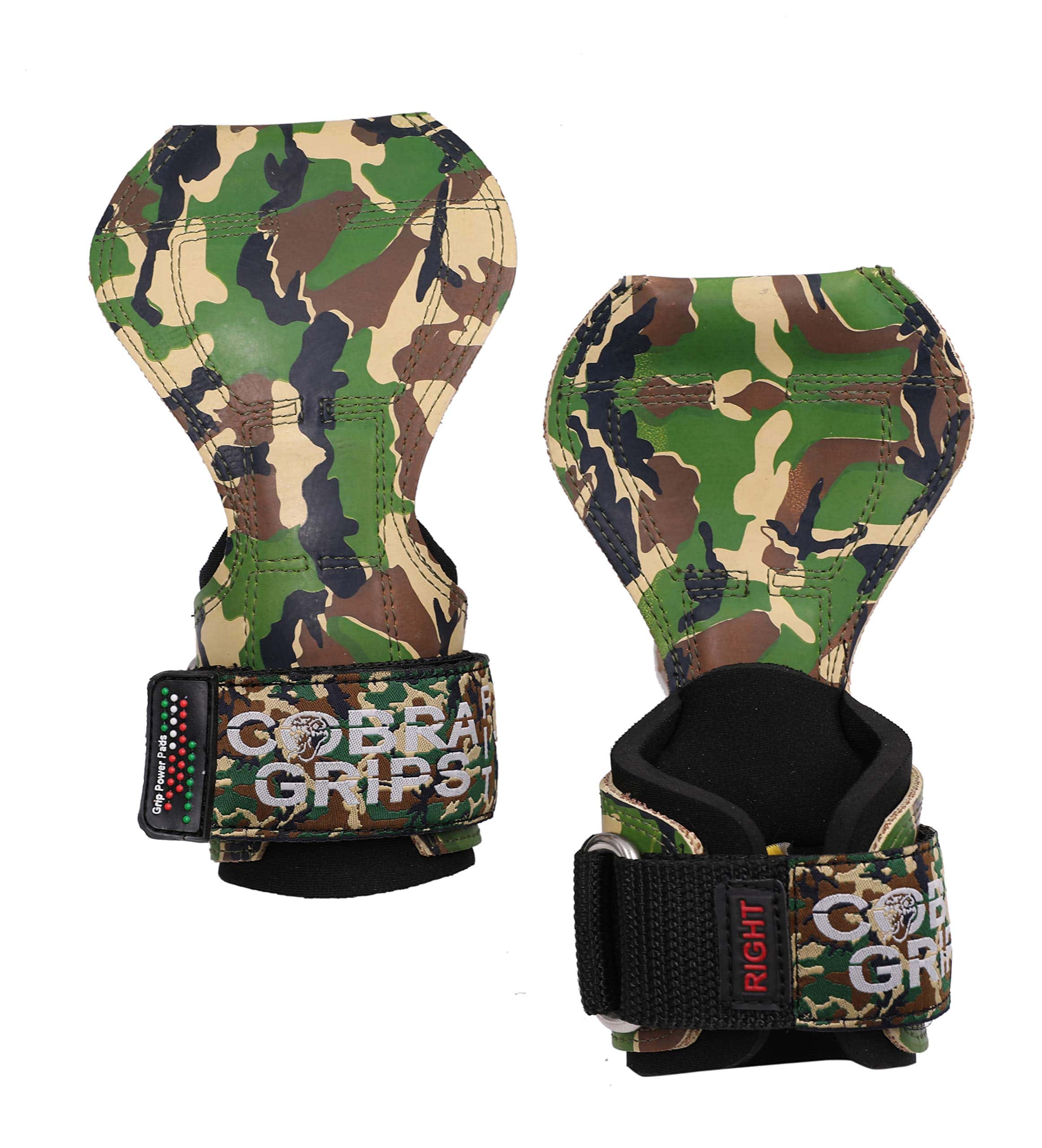 Cobra Grips PRO Guantes de Levantamiento -CAQUI VERDE FIT Go - Imagen 3