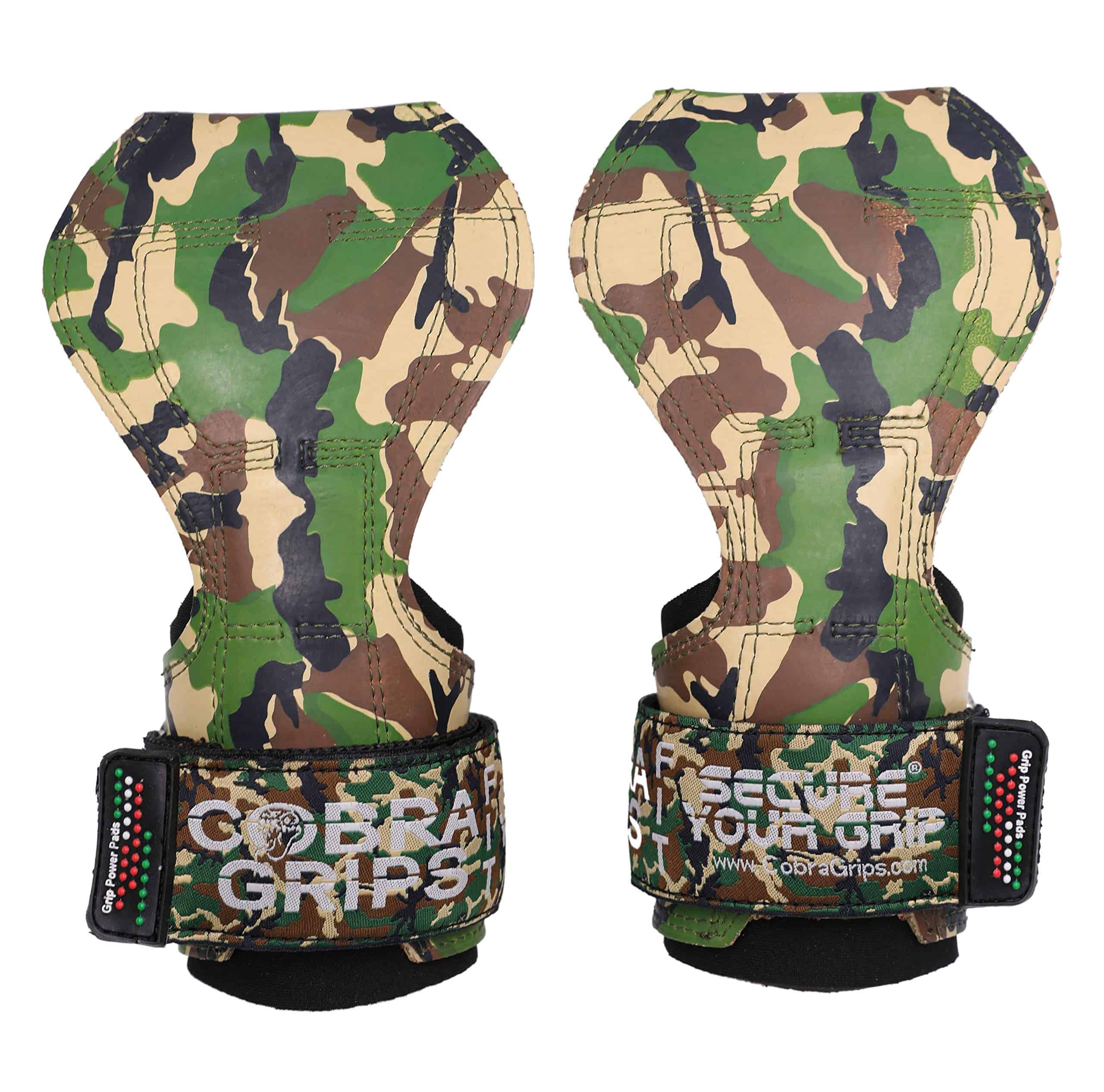 Cobra Grips PRO Guantes de Levantamiento -CAQUI VERDE FIT Go