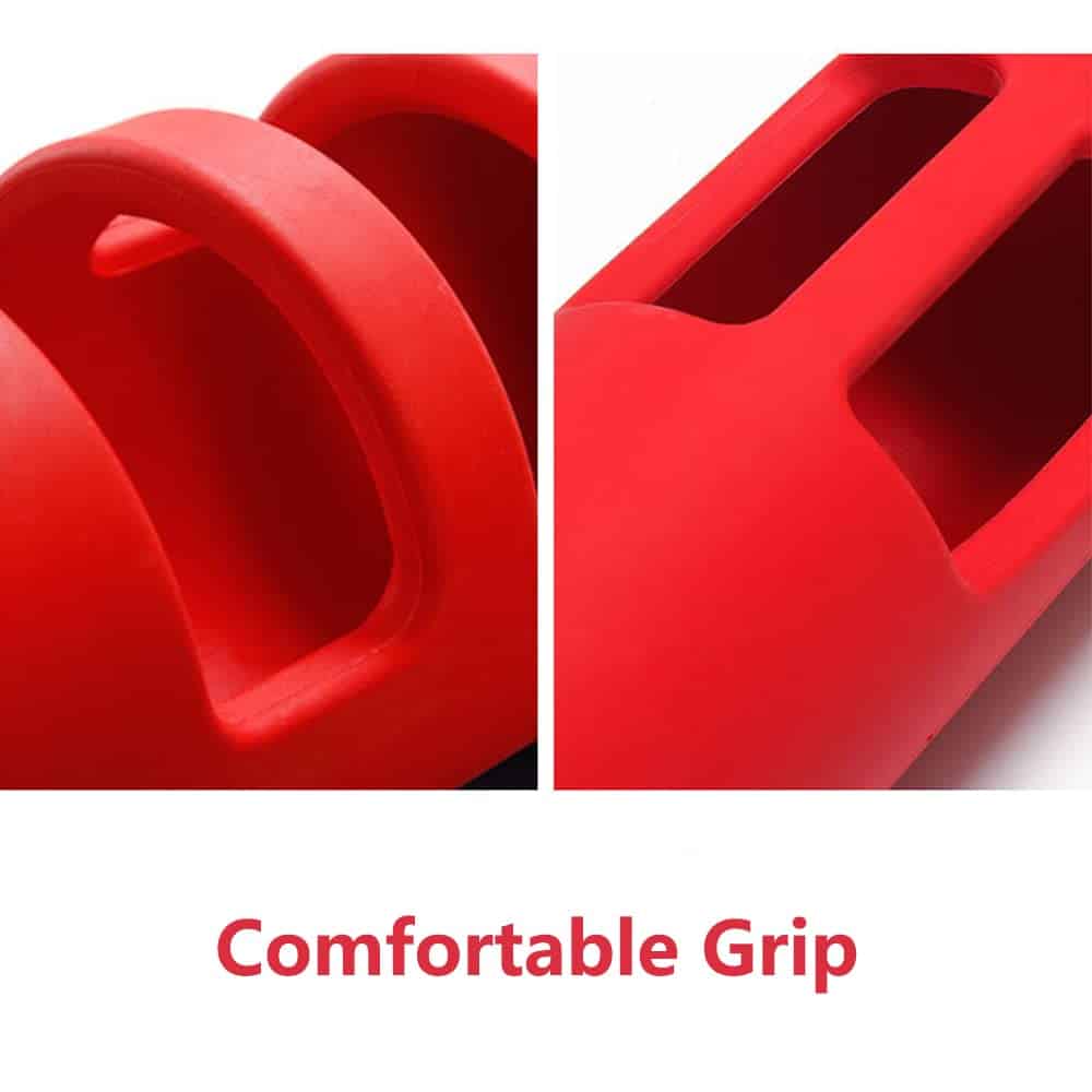 Barra de pesas de entrenamiento de goma duradera y portátil - Imagen 4