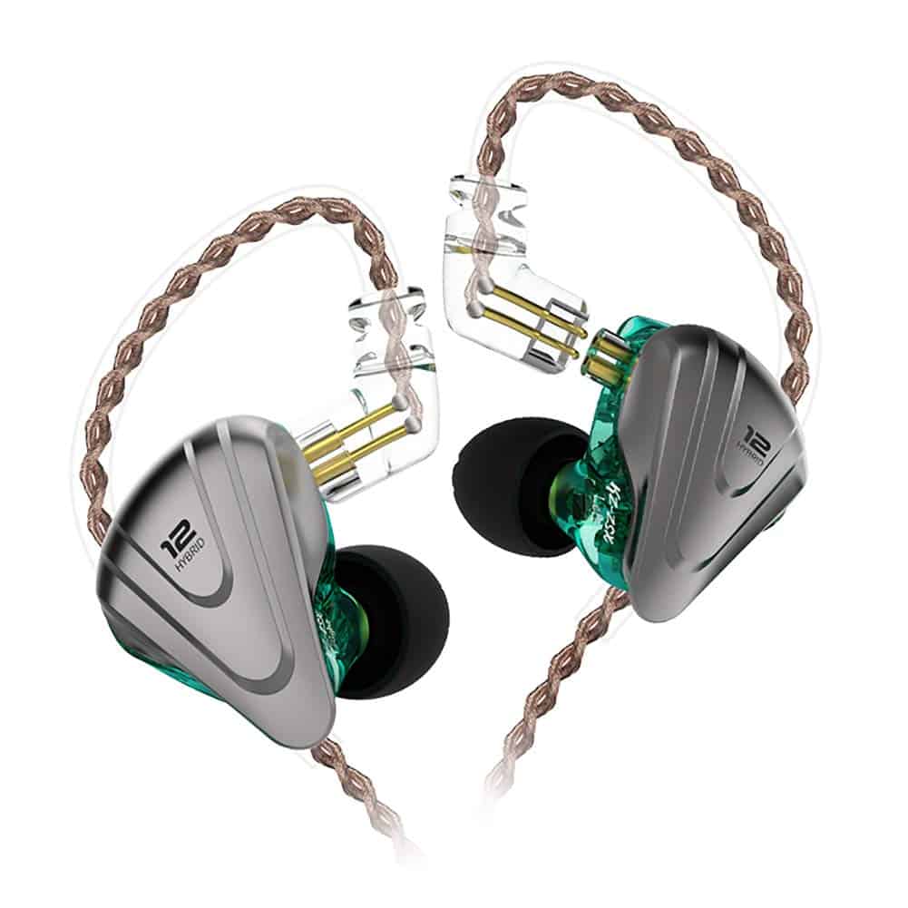 Audífonos intrauditivos de in-Ear, KZ ZSX 1DD + 5BA