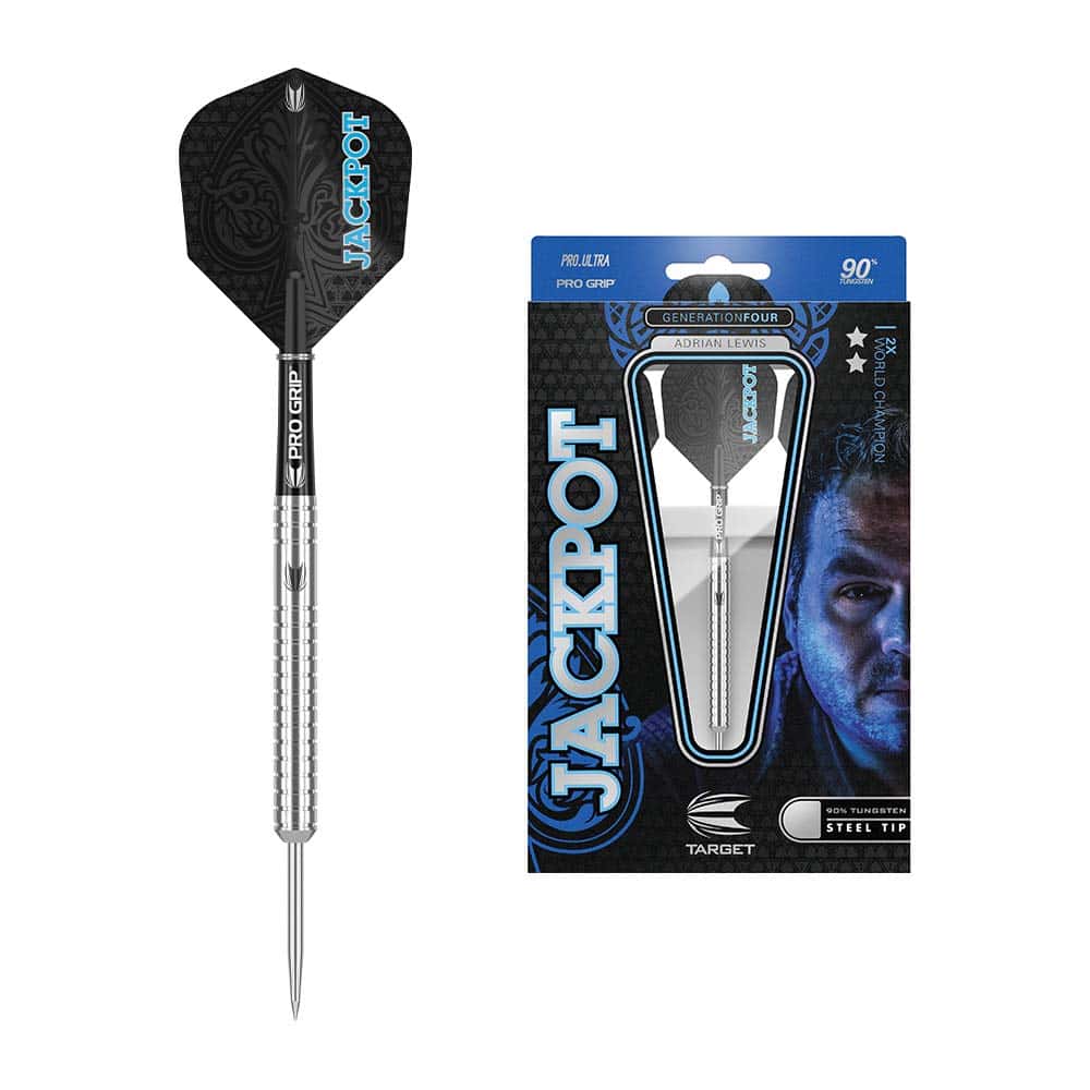 Set de dardos de punta de acero Adrian Lewis Gen 4 24G de