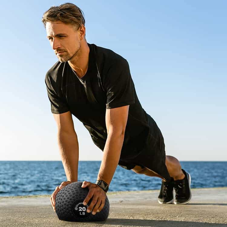 Balón de Entrenamiento con Peso GYMENIST sin Rebote para - Imagen 6