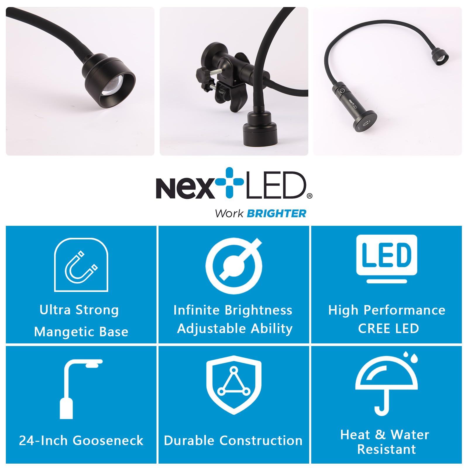 (Mejorado) NextLED NT-7728 Luces de Parrilla Magnéticas de - Imagen 6