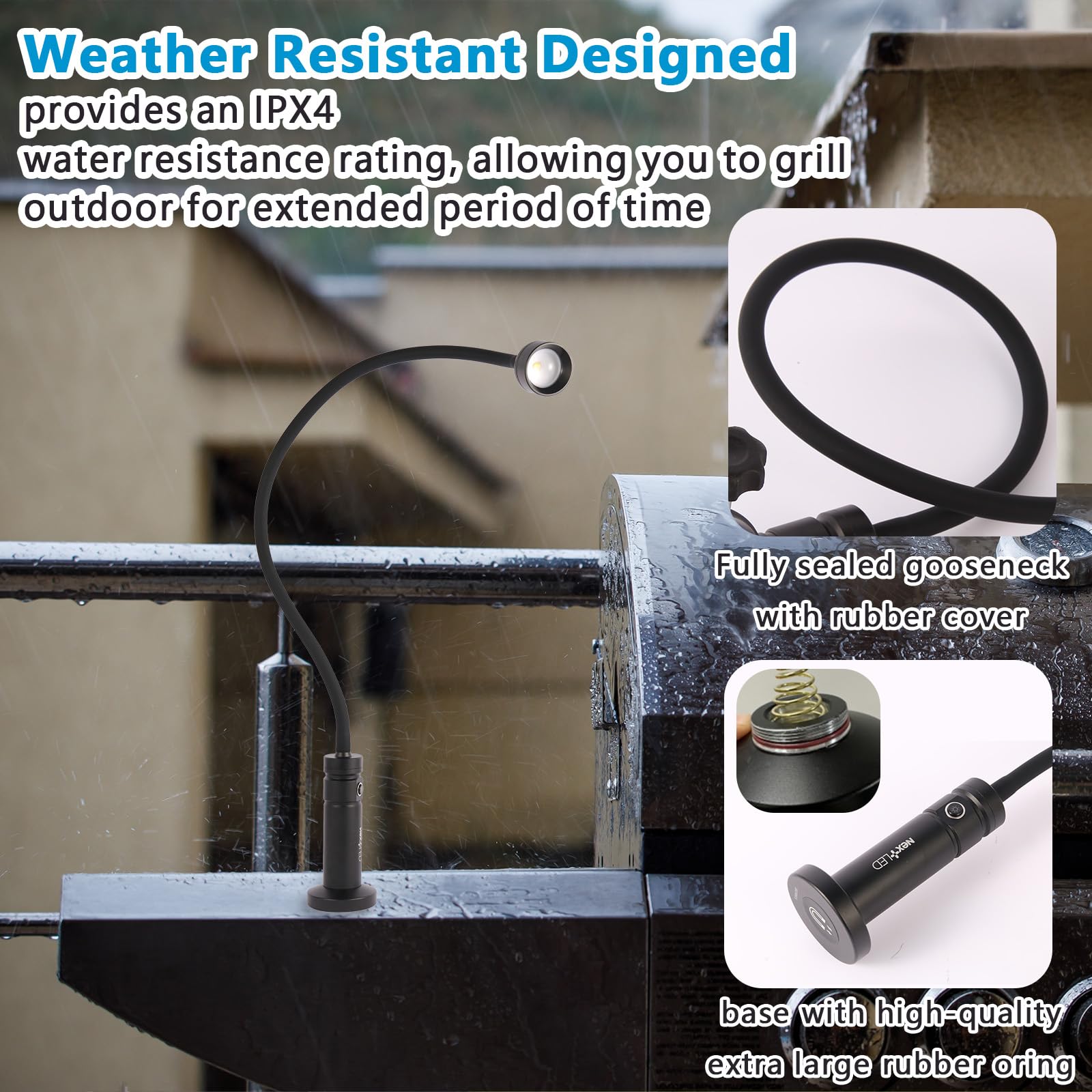 (Mejorado) NextLED NT-7728 Luces de Parrilla Magnéticas de - Imagen 5