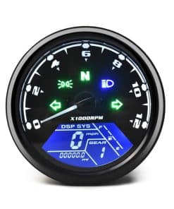 Velocímetro/Tacómetro/Cuentakilómetros Digital DKMOTORK