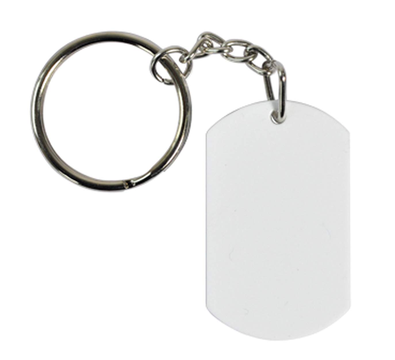 Llavero en Blanco de Sublimación de Arc Forma de Polímero